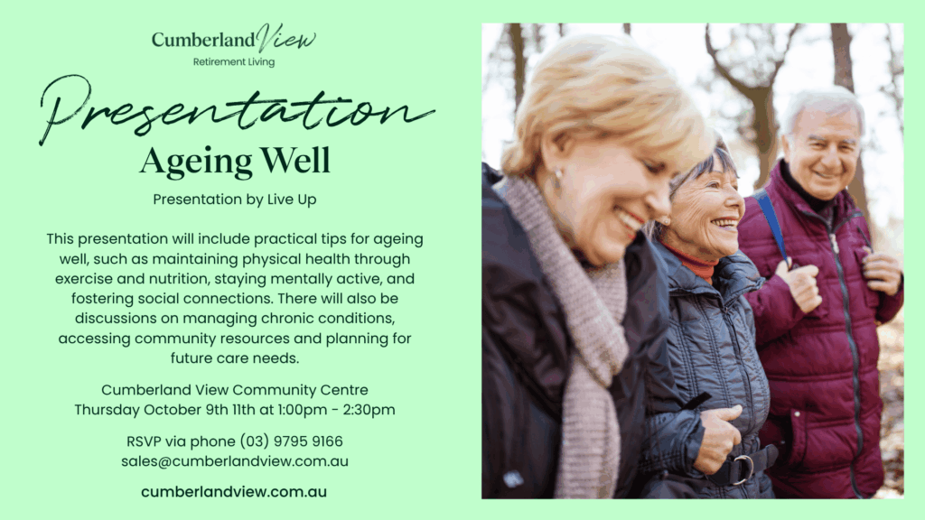 Ageing Well Live Up Presentation 
