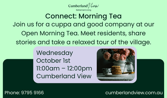 October Morning Tea